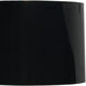 Annika 24 inch 60 watt Black Accent Lamp Portable Light in Black With Matte Gold